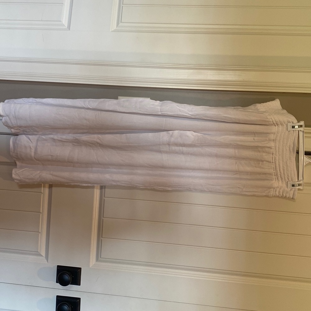 2 for 1 Women’s smocked waist side slit cover up pants